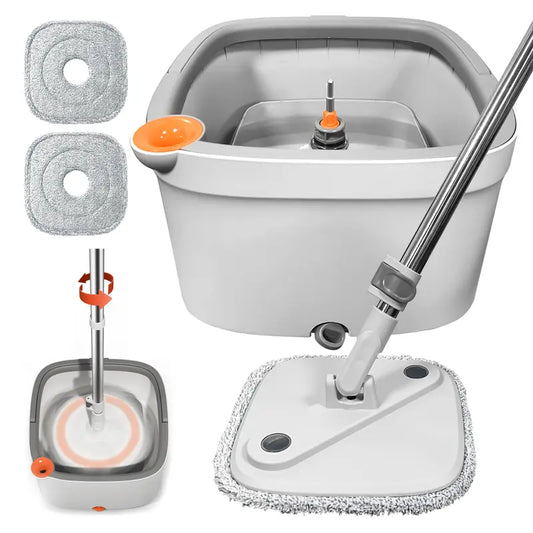 Spin Mop and Bucket System